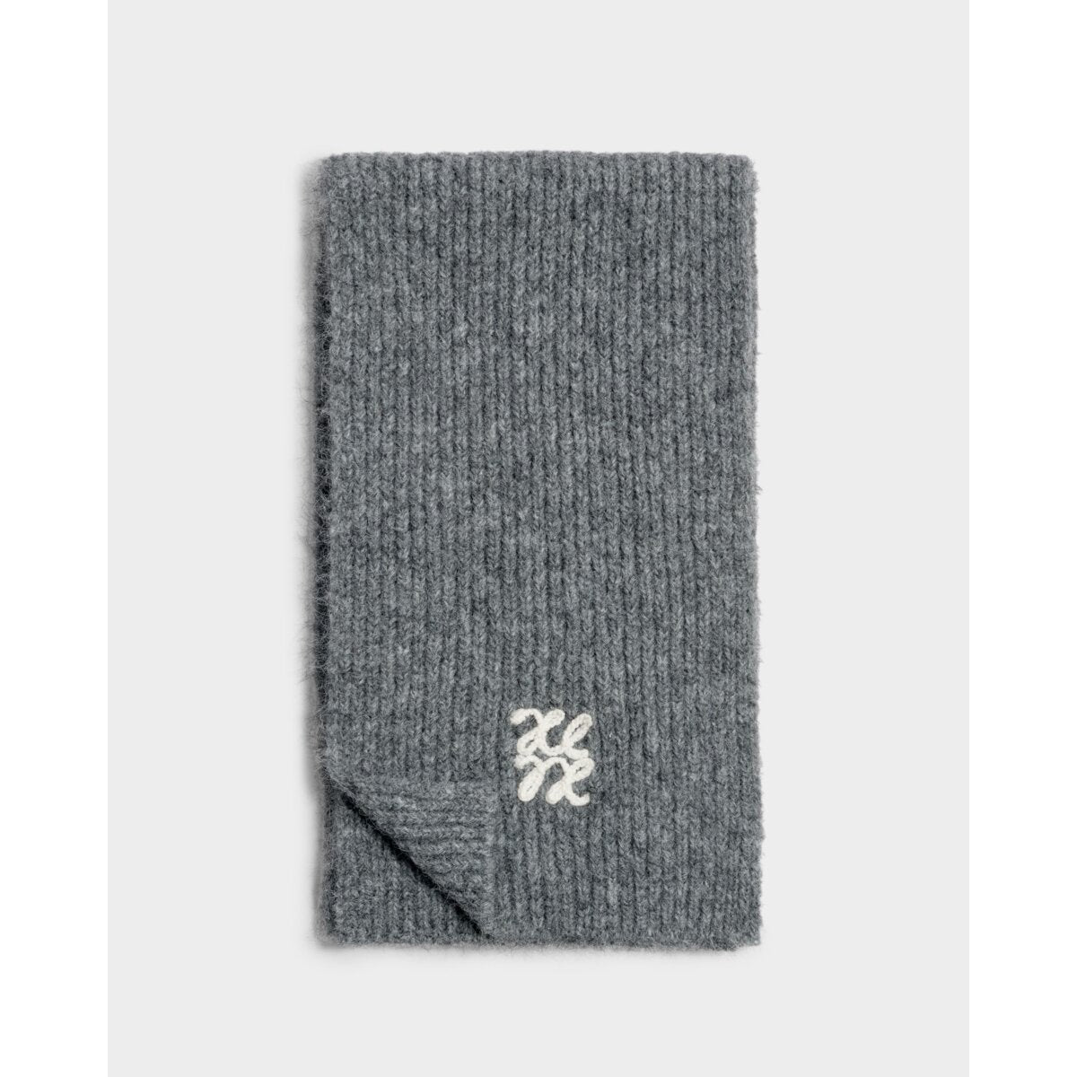 Katie Loxton | Logo Applique Scarf - Charcoal