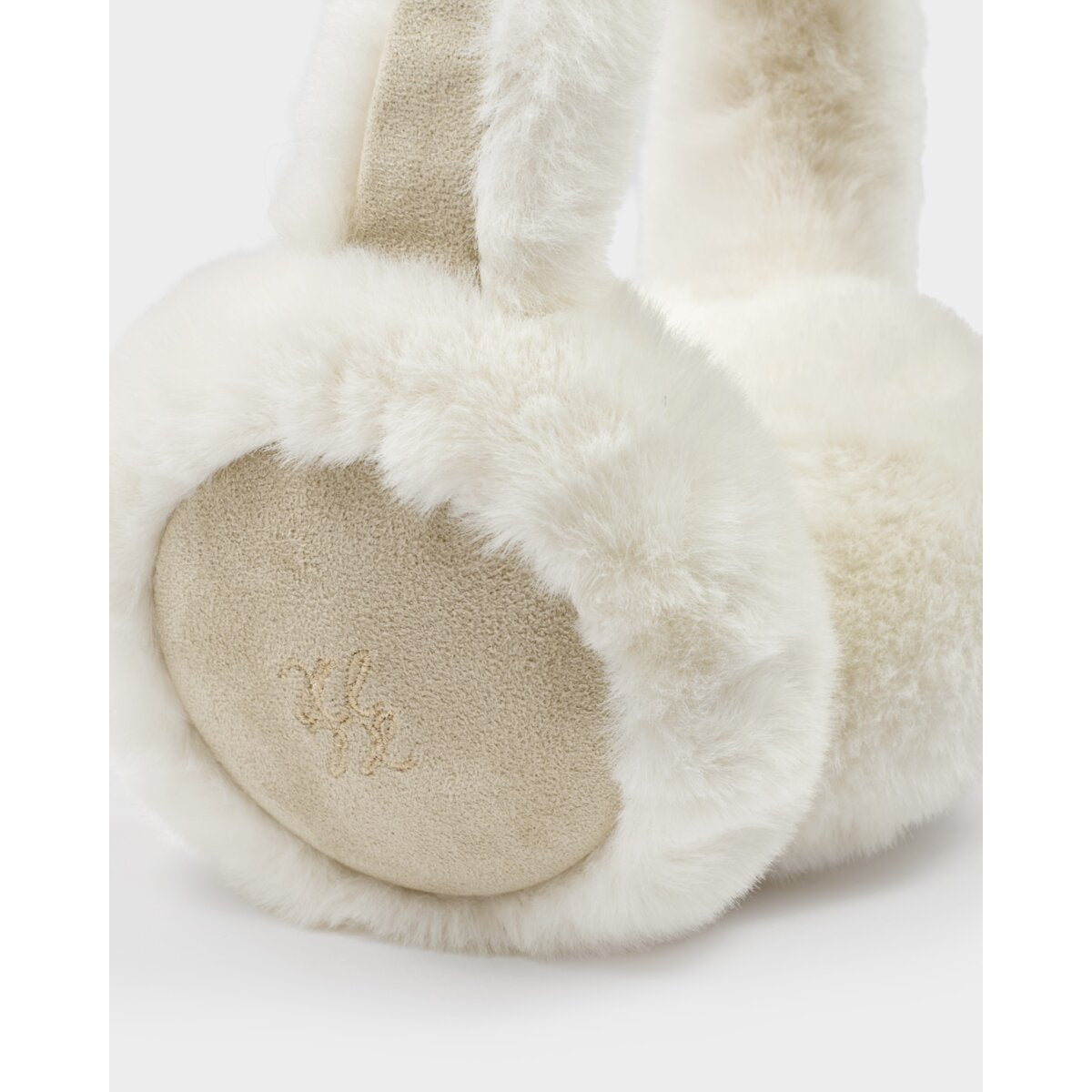Katie Loxton | Faux Suede Earmuffs - Taupe / Cream
