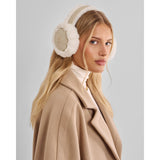 Katie Loxton | Faux Suede Earmuffs - Taupe / Cream
