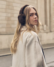 Katie Loxton | Faux Suede Earmuffs - Chocolate