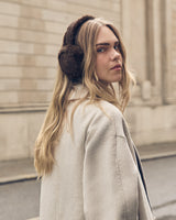 Katie Loxton | Faux Suede Earmuffs - Chocolate