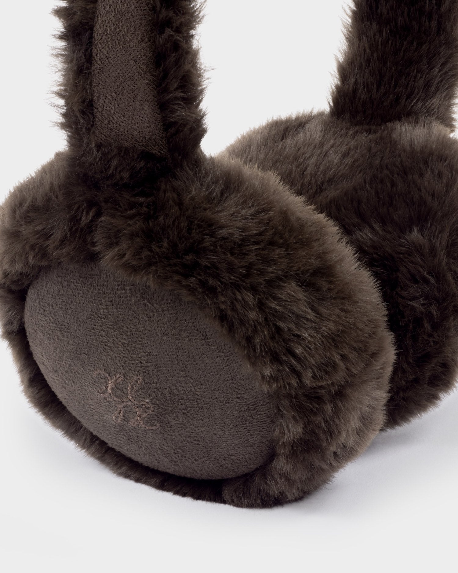 Katie Loxton | Faux Suede Earmuffs - Chocolate