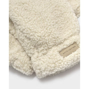 Katie Loxton | Teddy Mittens with Cord - Cream