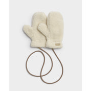 Katie Loxton | Teddy Mittens with Cord - Cream