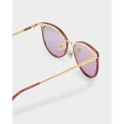 Katie Loxton | Santorini Sunglasses - Pink Mirrored lens