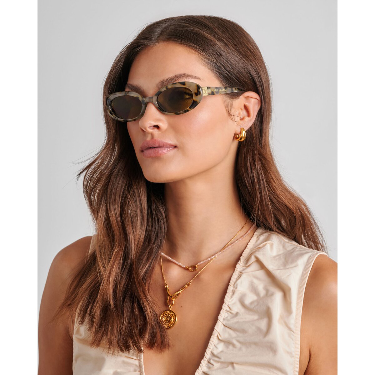 Katie Loxton | Bordeaux Sunglasses - Dark Tortoiseshell