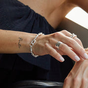 Daisy London | Polly Sayer Knot Bracelet - Silver Plate