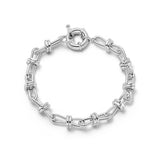 Daisy London | Polly Knot Chain Bracelet Silver Plate