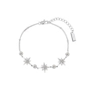 Bijoux De Mimi | Maia Silver Crystal Star Bracelet