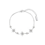 Bijoux De Mimi | Maia Silver Crystal Star Bracelet