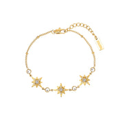 Bijoux De Mimi | Maia Gold Crystal Star Bracelet