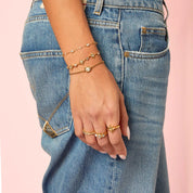 Bijoux De Mimi | Maia Gold Crystal Star Bracelet
