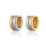 Scream Pretty | Mixed metal Huggie Earrings