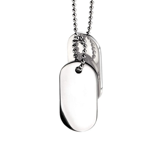 Fred Bennett | Double Oval Dog Tag Necklace