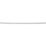 Penmans | Diamond Cut Curb Chain with Extender - Silver