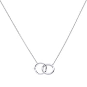 Diamonfire | Interlocking Rings Necklace