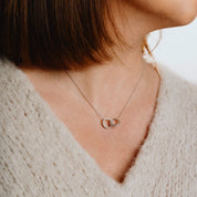 Diamonfire | Interlocking Rings Necklace