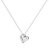 Diamonfire | Overlaid Hearts Necklace
