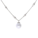 Diamonfire | Station Necklace with Pearl