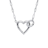 Penmans | Open Heart Linked Necklace