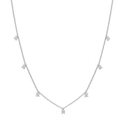 Diamonfire | Four claw set Zirconia Station Necklace