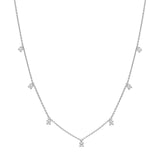 Diamonfire | Four claw set Zirconia Station Necklace
