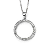 Penmans | Silver Open Circle CZ Pendant
