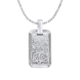 Fred Bennett | Damascus Rectangle Necklace