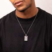 Fred Bennett | Damascus Rectangle Necklace