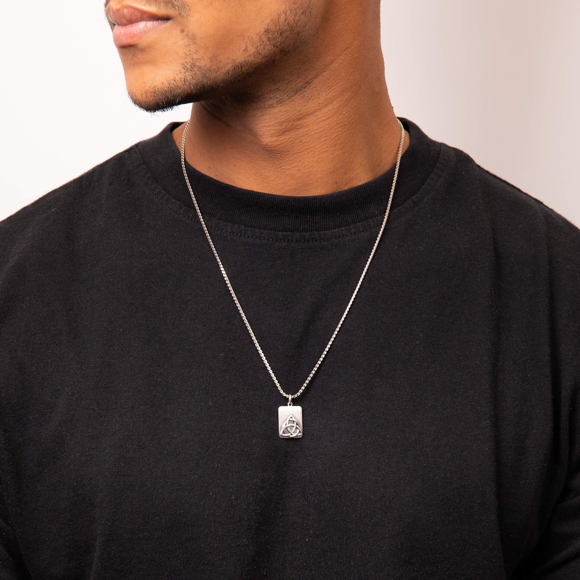 Fred Bennett | Damascus Rectangle Necklace