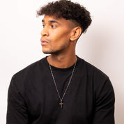 Fred Bennett | Overlapped Cross Pendant Necklace