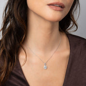 Diamonfire | Oval Cut Halo Pendant