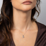 Diamonfire | Double Claw Solitaire Pendant