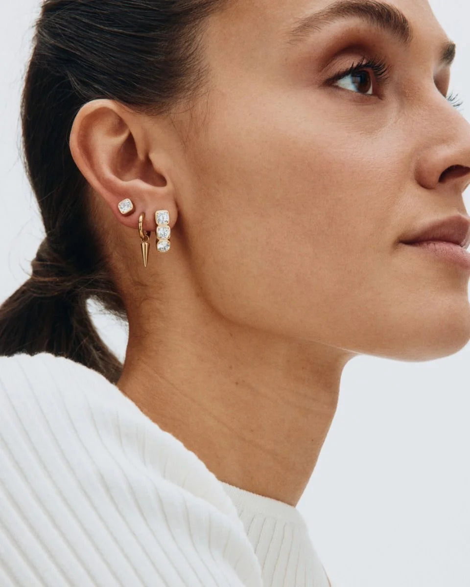 Edblad | Gemma triple Studs - Gold Plate