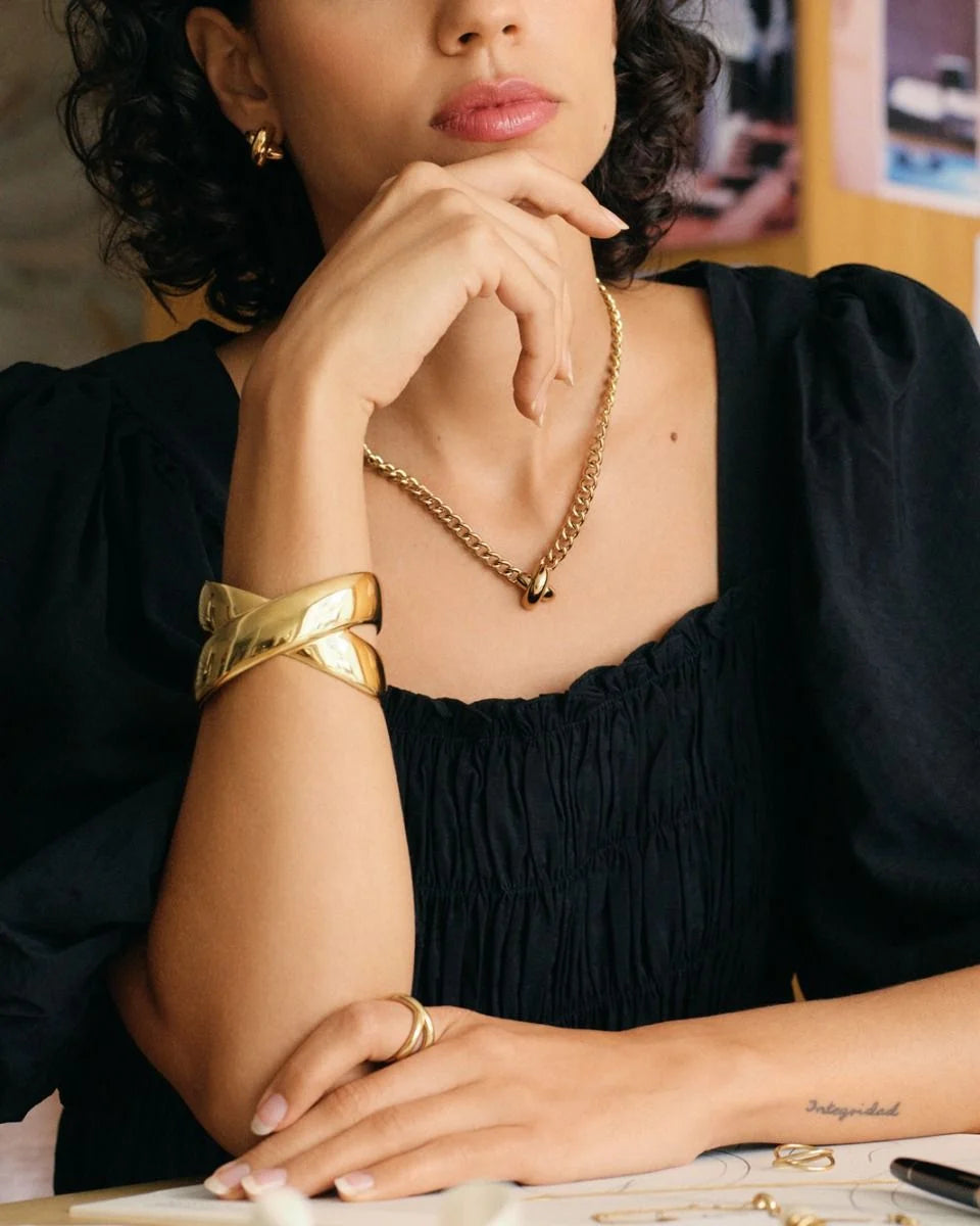 Edblad | Alexa Large Necklace - Gold Plate