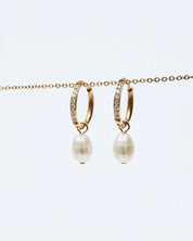 Edblad | Perla Hoops Sparkle - Gold Plate