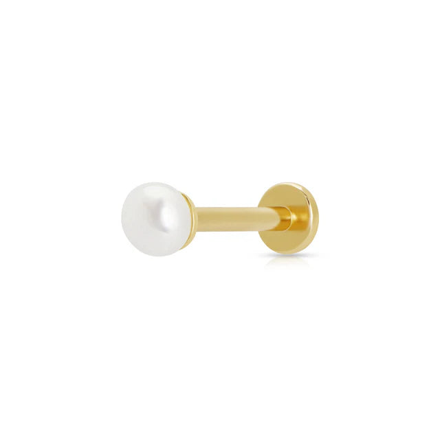 Scream Pretty | Pearl Flat back Single Stud