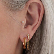 Scream Pretty | Pearl Flat back Single Stud
