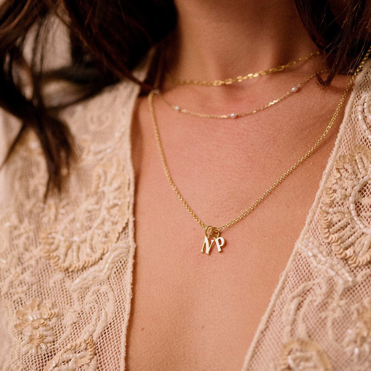 Daisy London | Initial Gold Plate pendant