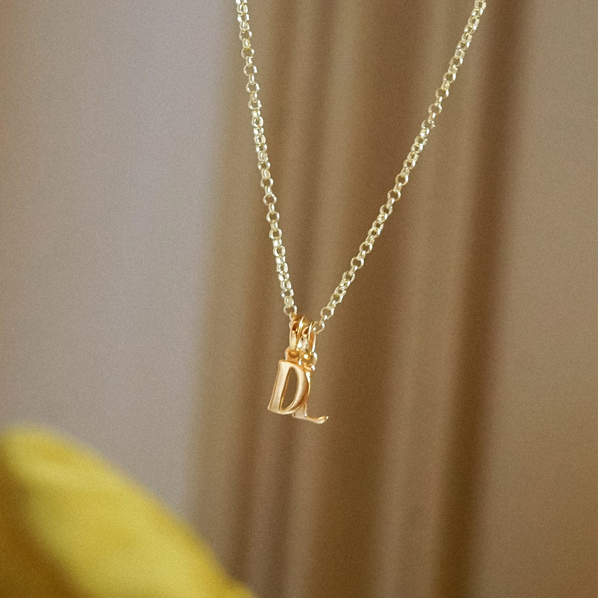 Daisy London | Initial Gold Plate pendant
