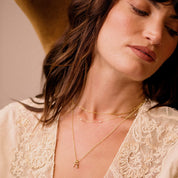 Daisy London | Initial Gold Plate pendant