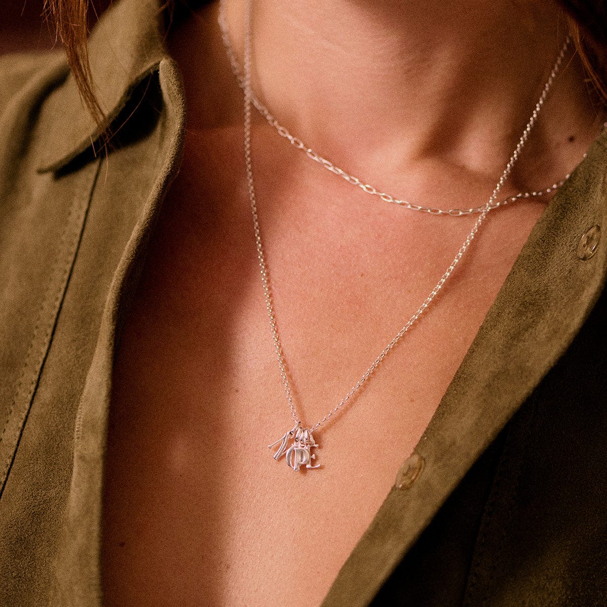 Daisy London | Initial Silver pendant