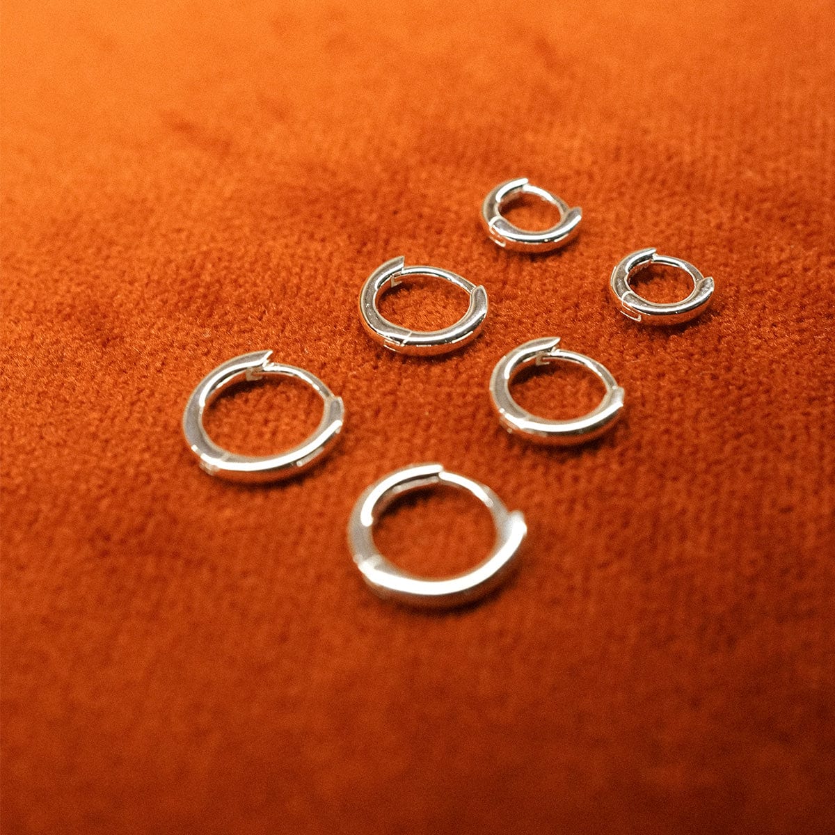 Daisy London | Polly Sayer Huggies - LARGE Silver