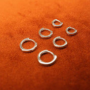 Daisy London | Polly Sayer Huggies - LARGE Silver