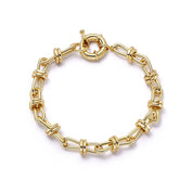 Daisy London | Polly Knot Chain Bracelet 18ct Gold Plate