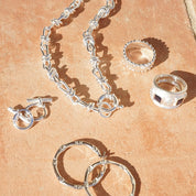 Daisy London | Polly Knot Chain Necklace Silver Plate