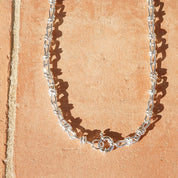 Daisy London | Polly Knot Chain Necklace Silver Plate