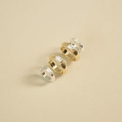Daisy London | Polly Newman Mixed Metal Huggie Earring Stack