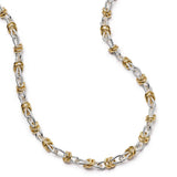 Daisy London | Polly Newman Mixed Metal Knot Chain Necklace