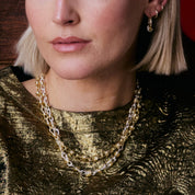 Daisy London | Polly Newman Mixed Metal Knot Chain Necklace
